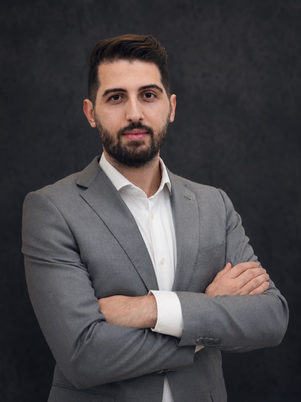 Ayman Sbeiti — studio portrait